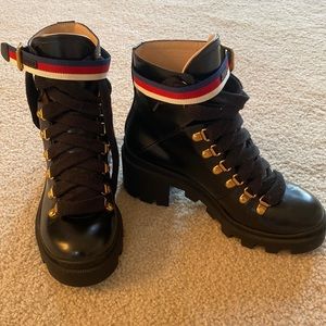 Gucci combat boots